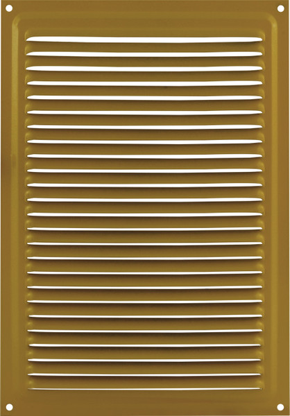 Изображение товара Решетка вентиляционная Нора-М 160x230 с сеткой / 18840 (золотистый)