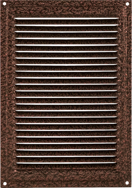 Изображение товара Решетка вентиляционная Нора-М 160x230 с сеткой / 19396 (кожа, медь)