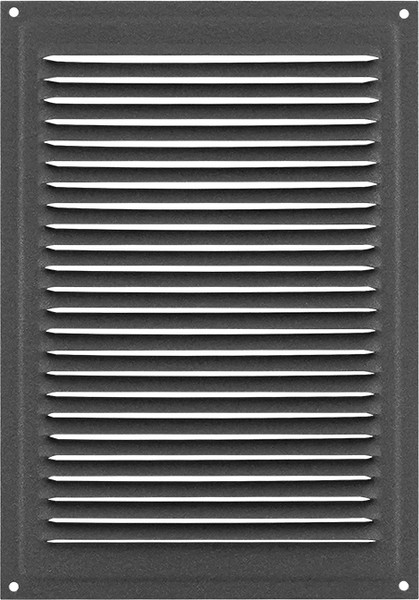 Изображение товара Решетка вентиляционная Нора-М 160x230 с сеткой / 19399 (мокрый асфальт)