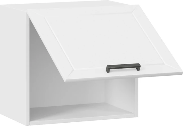 Изображение товара Шкаф навесной для кухни ТриЯ Лорас 1ВВ5Г с одной откидной дверью (белый/холст белый)