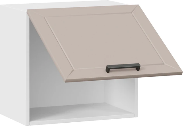 Изображение товара Шкаф навесной для кухни ТриЯ Лорас 1ВВ5Г с одной откидной дверью (белый/холст латте)