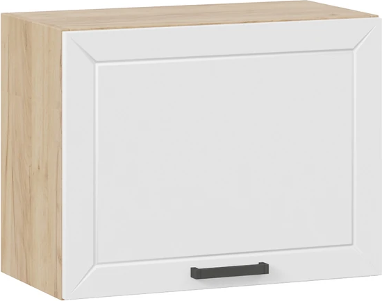 Изображение товара Шкаф навесной для кухни ТриЯ Лорас 1ВВ6Г с одной откидной дверью (дуб крафт золотой/холст белый)