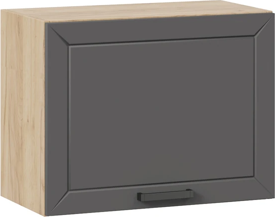 Изображение товара Шкаф навесной для кухни ТриЯ Лорас 1ВВ6Г с одной откидной дверью (дуб крафт золотой/холст вулкан)