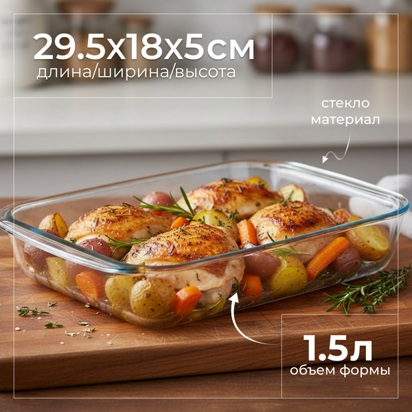 Изображение товара Форма для запекания Sundays Home XQ053004 (29.5x18)