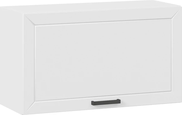 Изображение товара Шкаф навесной для кухни ТриЯ Лорас 1ВВ8Г с одной откидной дверью (белый/холст белый)