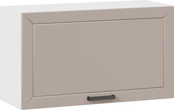 Изображение товара Шкаф навесной для кухни ТриЯ Лорас 1ВВ8Г с одной откидной дверью (белый/холст латте)