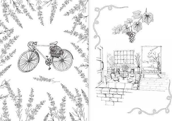 Изображение товара Раскраска АСТ Плакат Коттедж в Провансе, мягкая обложка