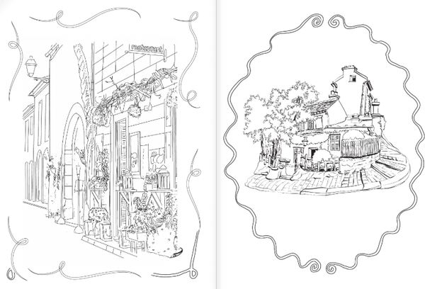 Изображение товара Раскраска АСТ Плакат Коттедж в Провансе, мягкая обложка