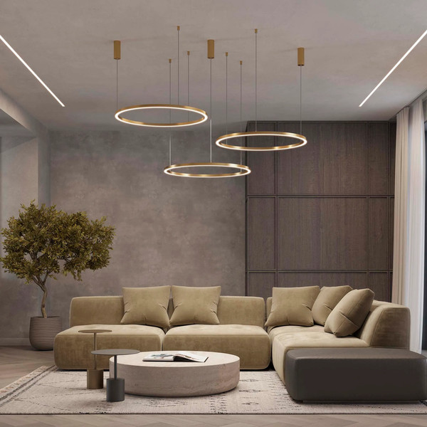 Изображение товара Потолочный светильник Arlight SP-CONGO-CAN-1-R600-36W Warm3000 BK 120deg / 046233