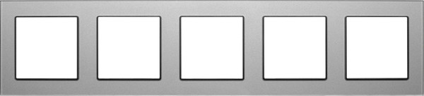 Изображение товара Рамка для выключателей и розеток Arlight FRM-GLARE-GS-5-GR / 043807