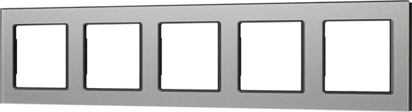 Изображение товара Рамка для выключателей и розеток Arlight FRM-GLARE-GS-5-GR / 043807