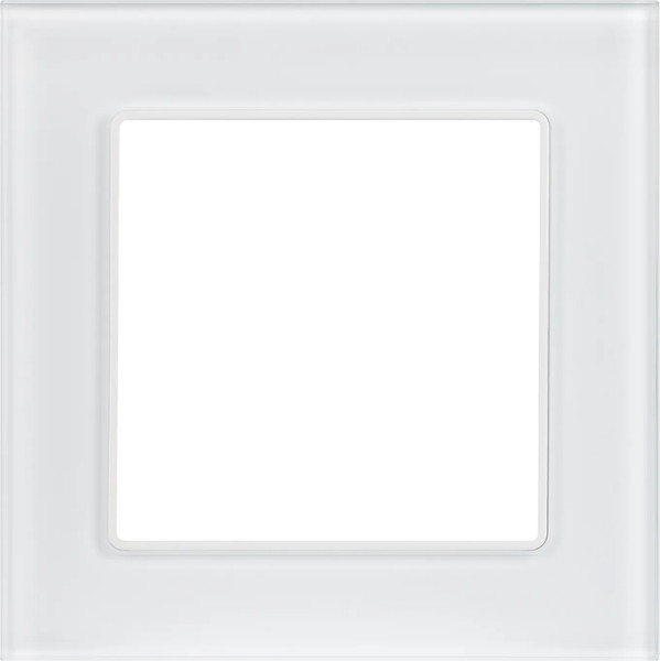 Изображение товара Рамка для выключателей и розеток Arlight FRM-GLARE-GS-1-WH / 043786