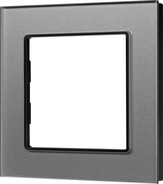 Изображение товара Рамка для выключателей и розеток Arlight FRM-GLARE-GS-1-GR / 043788