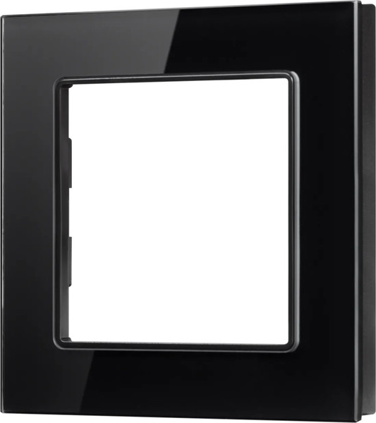 Изображение товара Рамка для выключателей и розеток Arlight FRM-GLARE-GS-1-BK / 043787