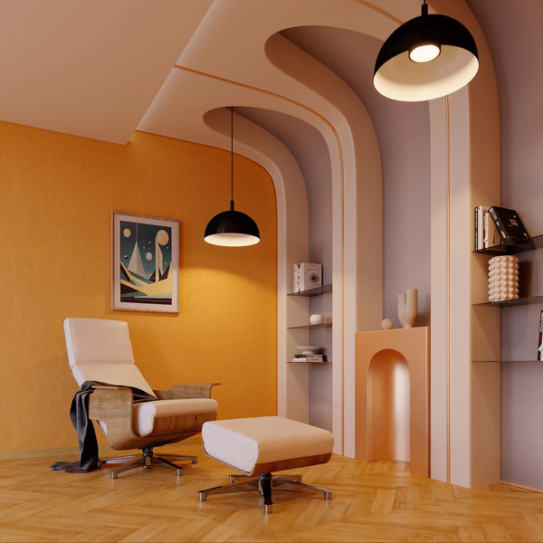 Изображение товара Потолочный светильник Arlight SP-ALUME-D500xH1500-20W MIX BK 120deg / 053809