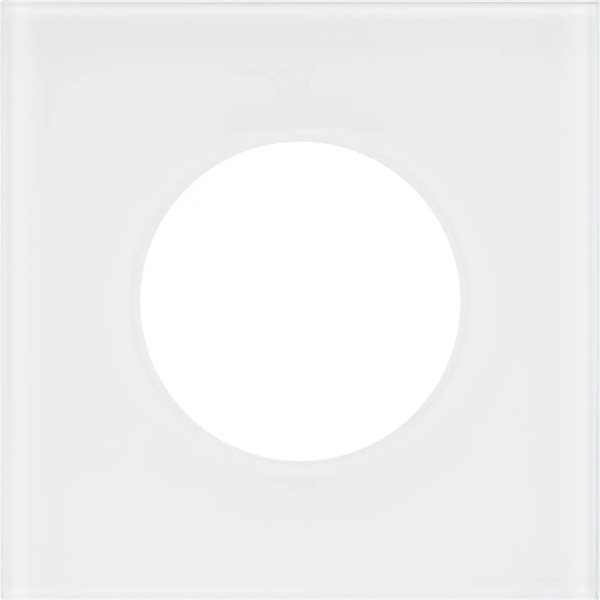 Изображение товара Рамка для выключателей и розеток Arlight FRM-GLARE-GC-1-WH / 043832