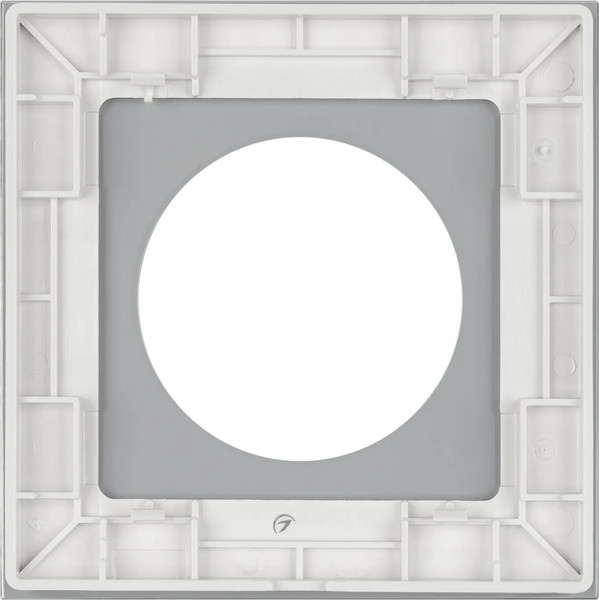 Изображение товара Рамка для выключателей и розеток Arlight FRM-GLARE-GC-1-WH / 043832