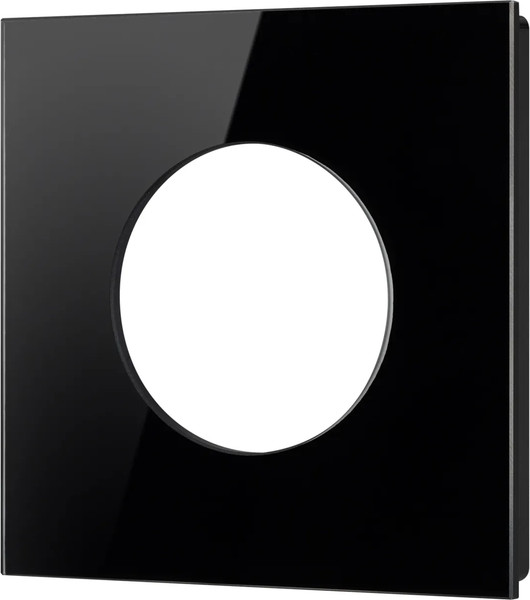 Изображение товара Рамка для выключателей и розеток Arlight FRM-GLARE-GC-1-BK / 043833