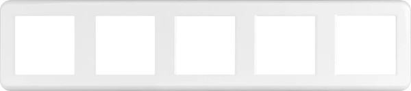 Изображение товара Рамка для выключателей и розеток Arlight FRM-VERSA-PL-5-WH / 045190