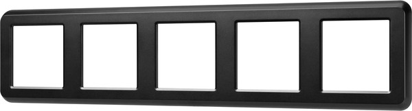 Изображение товара Рамка для выключателей и розеток Arlight FRM-VERSA-PL-5-BK / 045191