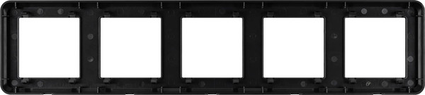 Изображение товара Рамка для выключателей и розеток Arlight FRM-VERSA-PL-5-BK / 045191