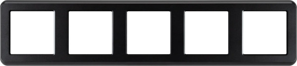 Изображение товара Рамка для выключателей и розеток Arlight FRM-VERSA-PL-5-BK / 045191
