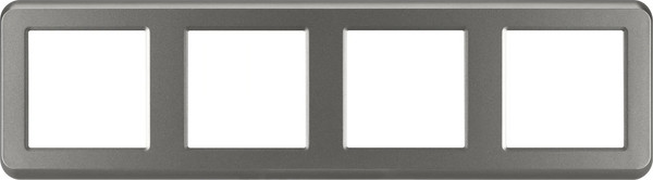 Изображение товара Рамка для выключателей и розеток Arlight FRM-VERSA-PL-4-GR / 045189