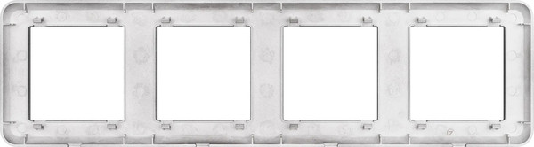 Изображение товара Рамка для выключателей и розеток Arlight FRM-VERSA-PL-4-BK / 045188