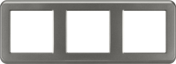Изображение товара Рамка для выключателей и розеток Arlight FRM-VERSA-PL-3-GR / 043785
