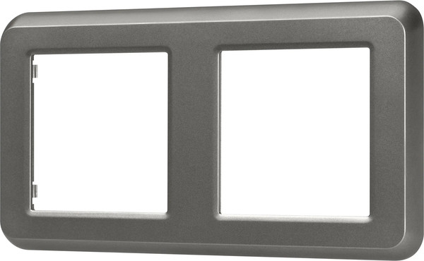 Изображение товара Рамка для выключателей и розеток Arlight FRM-VERSA-PL-2-GR / 043780