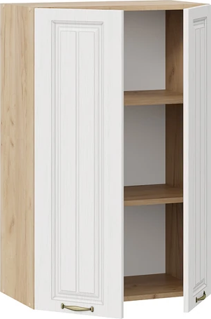 Изображение товара Шкаф навесной для кухни ТриЯ Лина 1ВВ6 с двумя дверями (дуб крафт золотой/белый)