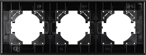 Изображение товара Рамка для выключателей и розеток Arlight FRM-XSILO-WD-3-SNL / 051276