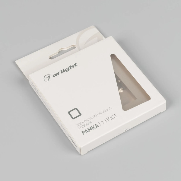 Изображение товара Рамка для выключателей и розеток Arlight FRM-PERIO-PL-1-GD / 049691