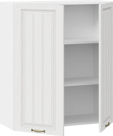 Изображение товара Шкаф навесной для кухни ТриЯ Лина 1ВВ8 с двумя дверями (белый/белый)