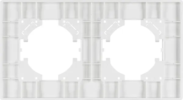 Изображение товара Рамка для выключателей и розеток Arlight FRM-PERIO-PL-2-BK / 049751