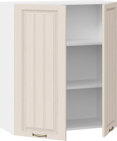 Изображение товара Шкаф навесной для кухни ТриЯ Лина 1ВВ8 с двумя дверями (белый/крем)