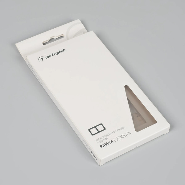 Изображение товара Рамка для выключателей и розеток Arlight FRM-PERIO-PL-2-GD / 049753