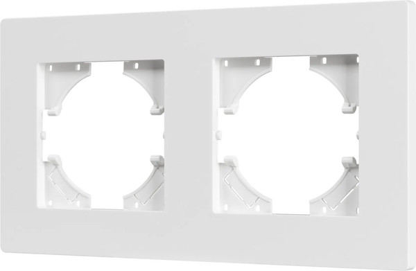 Изображение товара Рамка для выключателей и розеток Arlight FRM-PERIO-PL-2-WH / 049750