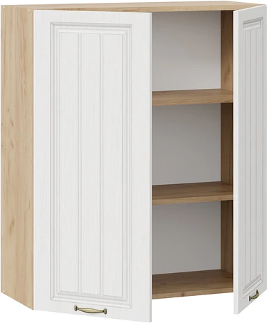 Изображение товара Шкаф навесной для кухни ТриЯ Лина 1ВВ8 с двумя дверями (дуб крафт золотой/белый)