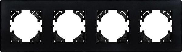 Изображение товара Рамка для выключателей и розеток Arlight FRM-PERIO-PL-4-BK / 049759