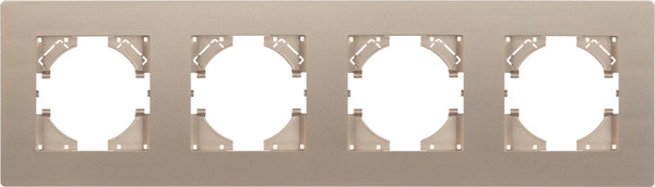 Изображение товара Рамка для выключателей и розеток Arlight FRM-PERIO-PL-4-GD / 049761