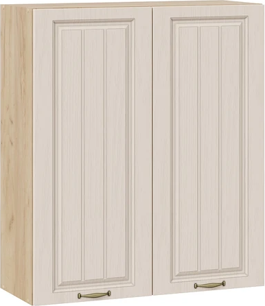 Изображение товара Шкаф навесной для кухни ТриЯ Лина 1ВВ8 с двумя дверями (дуб крафт золотой/крем)