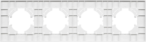 Изображение товара Рамка для выключателей и розеток Arlight FRM-PERIO-PL-4-WH / 049758