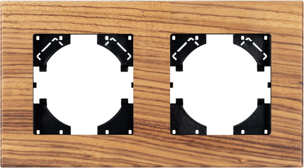 Изображение товара Рамка для выключателей и розеток Arlight FRM-XSILO-WD-2-SNL / 051273