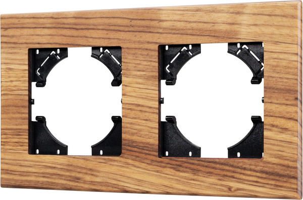 Изображение товара Рамка для выключателей и розеток Arlight FRM-XSILO-WD-2-SNL / 051273