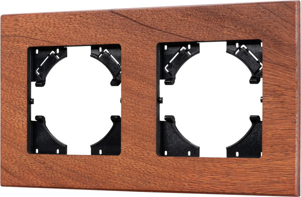 Изображение товара Рамка для выключателей и розеток Arlight FRM-XSILO-WD-2-NL / 050871