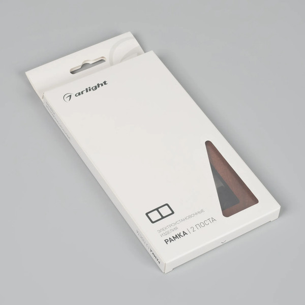 Изображение товара Рамка для выключателей и розеток Arlight FRM-XSILO-WD-2-NL / 050871