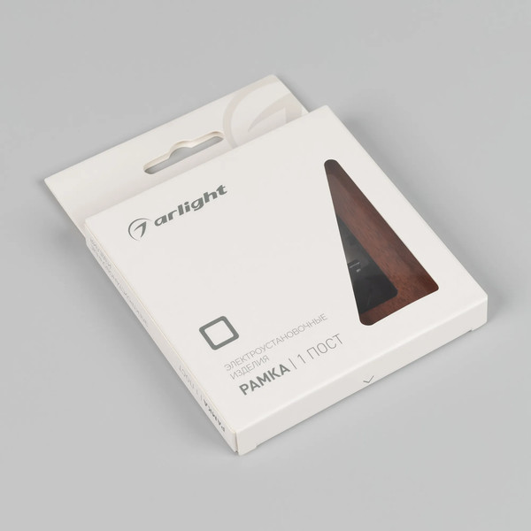 Изображение товара Рамка для выключателей и розеток Arlight FRM-XSILO-WD-1-NL / 050870