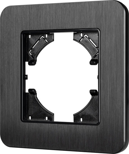 Изображение товара Рамка для выключателей и розеток Arlight FRM-AKIRY-AL-1-BK / 049681