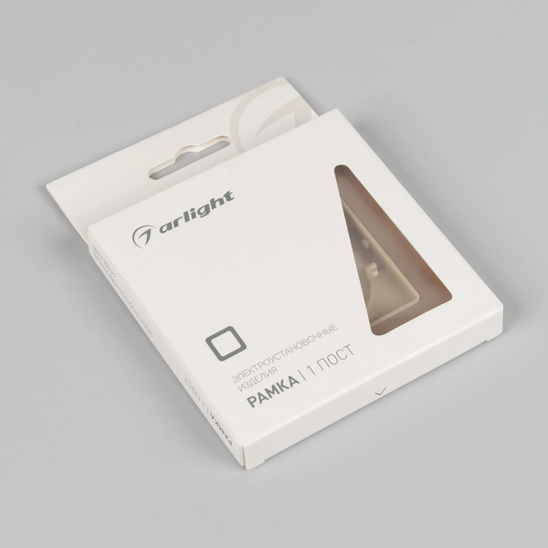 Изображение товара Рамка для выключателей и розеток Arlight FRM-AKIRY-AL-1-GD / 049683